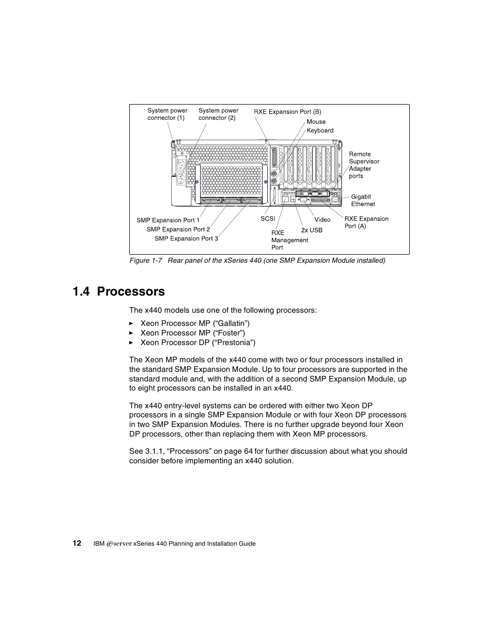4 processors | IBM 440 User Manual | Page 26 / 202