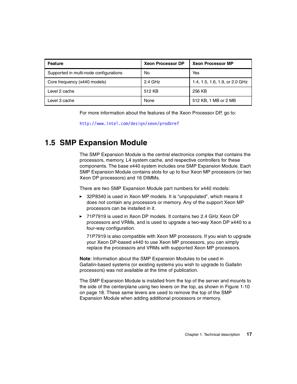 5 smp expansion module | IBM 440 User Manual | Page 31 / 202
