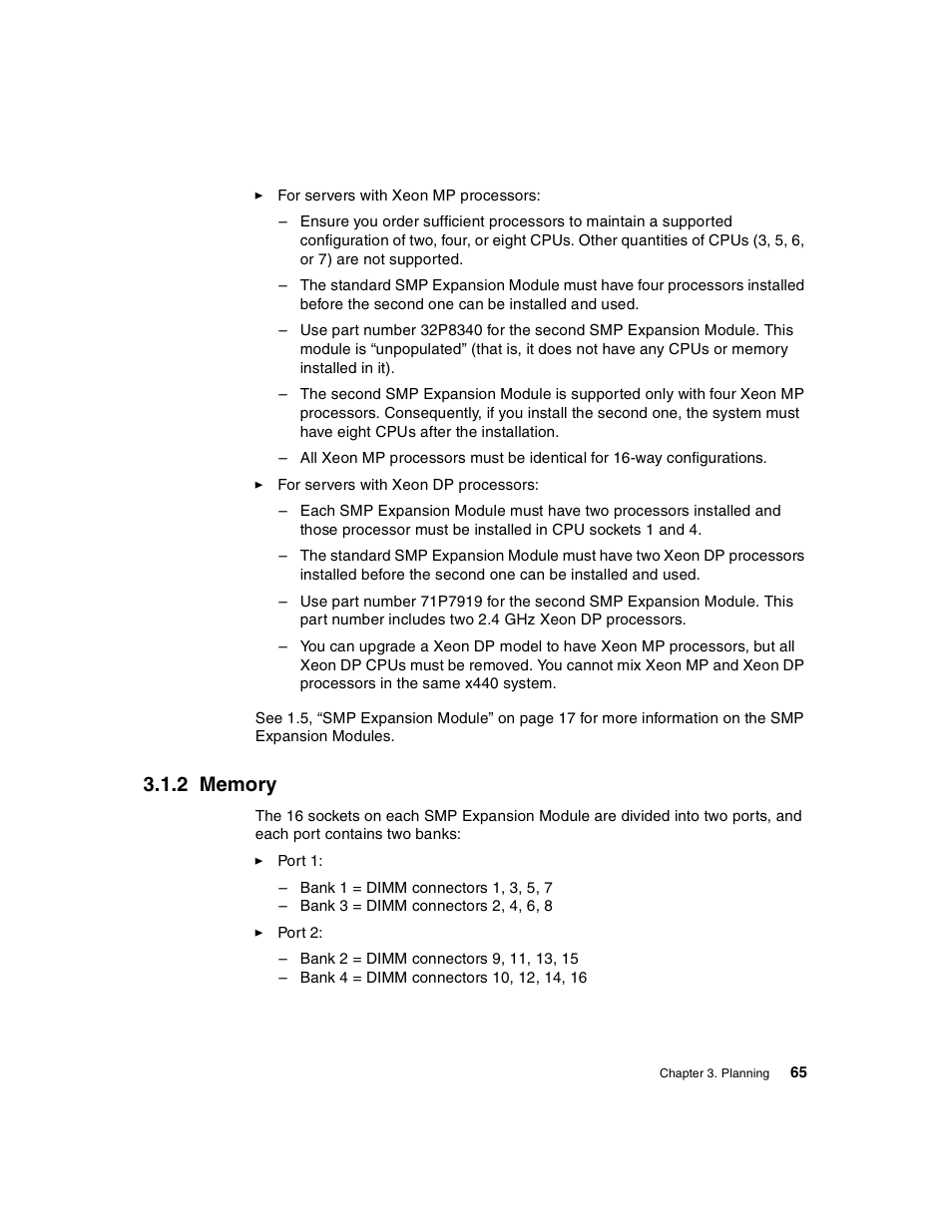 2 memory | IBM 440 User Manual | Page 79 / 202
