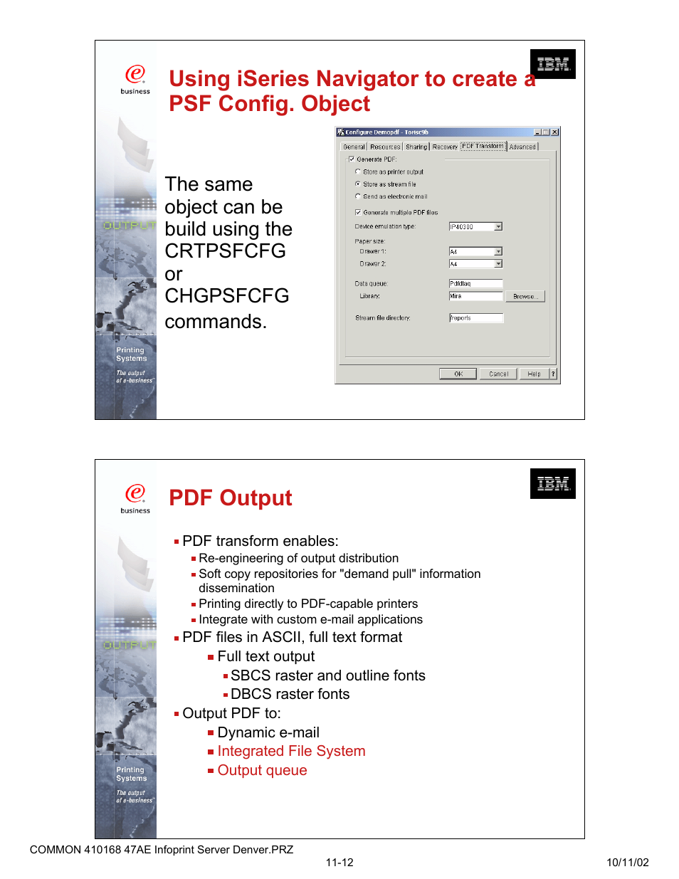 Pdf output | IBM 47AE - 410168 User Manual | Page 6 / 27