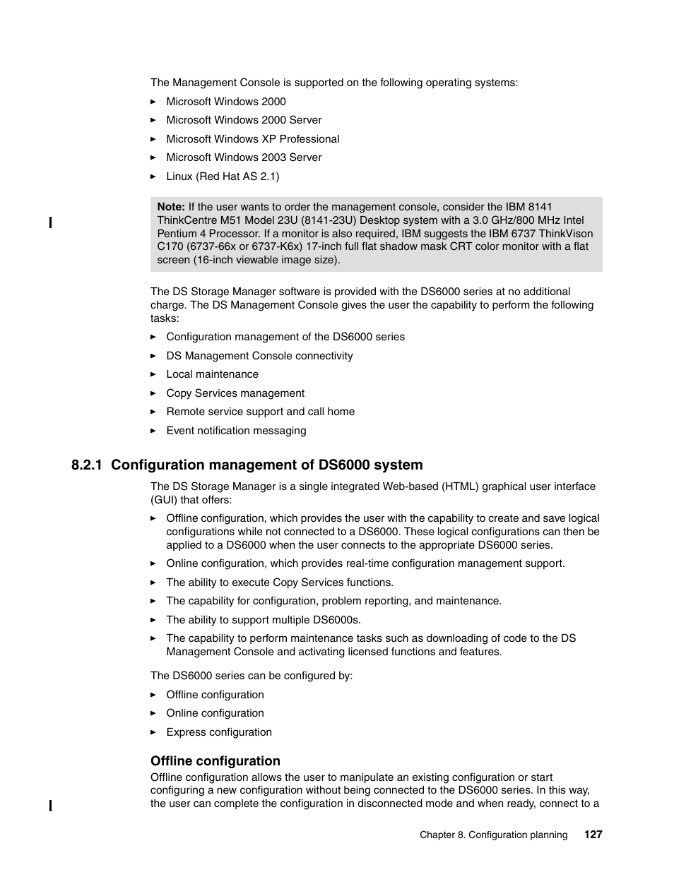 1 configuration management of ds6000 system | IBM TotalStorage DS6000 Series User Manual | Page 151 / 406