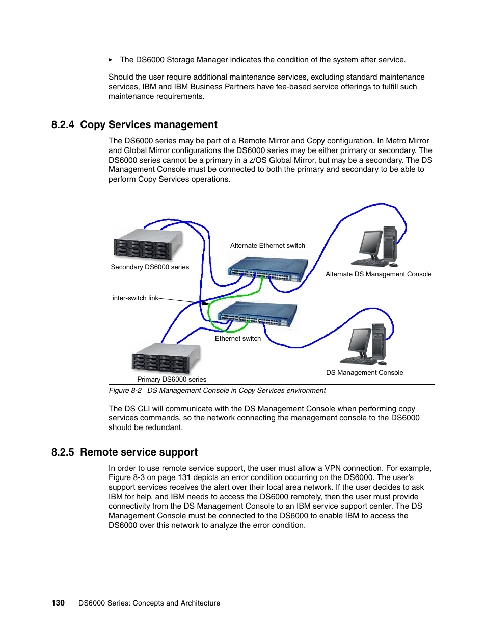 4 copy services management, 5 remote service support | IBM TotalStorage DS6000 Series User Manual | Page 154 / 406