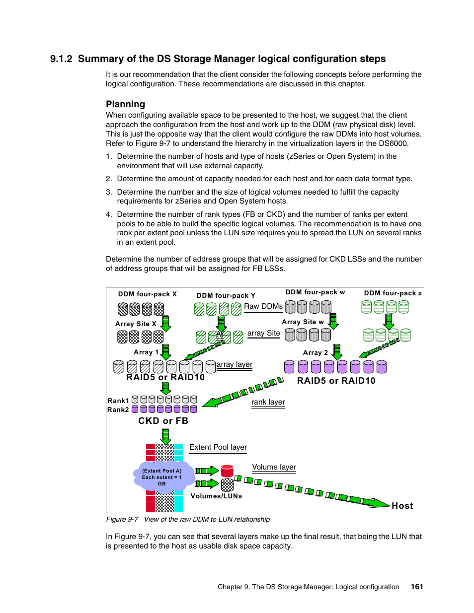 Planning, Ckd or fb | IBM TotalStorage DS6000 Series User Manual | Page 185 / 406