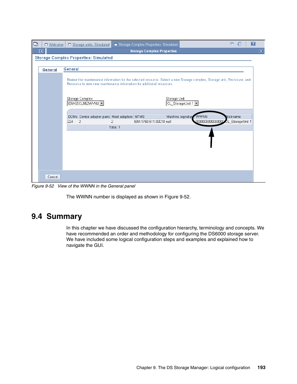 4 summary, N in figure 9-52 | IBM TotalStorage DS6000 Series User Manual | Page 217 / 406