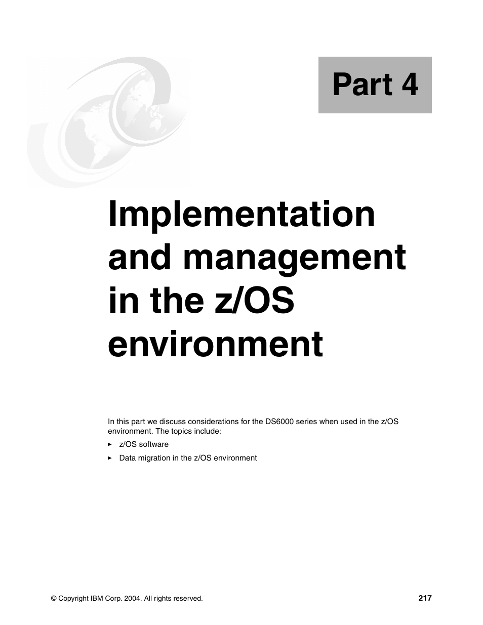 Part 4 | IBM TotalStorage DS6000 Series User Manual | Page 241 / 406