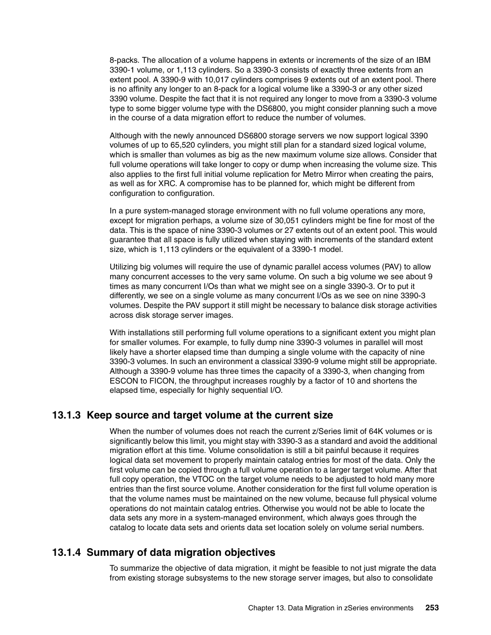 4 summary of data migration objectives | IBM TotalStorage DS6000 Series User Manual | Page 277 / 406