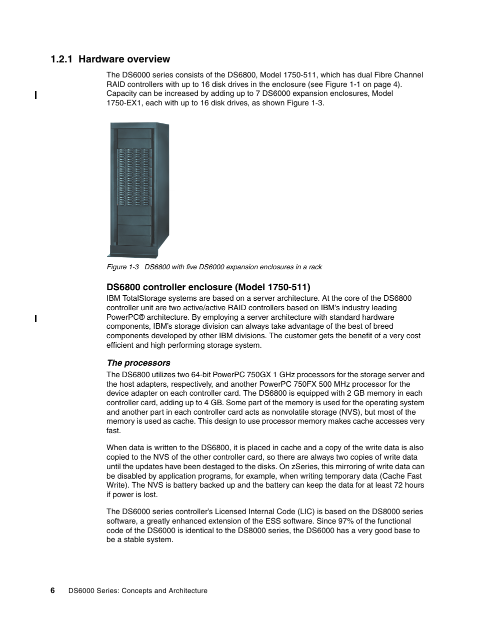 1 hardware overview | IBM TotalStorage DS6000 Series User Manual | Page 30 / 406