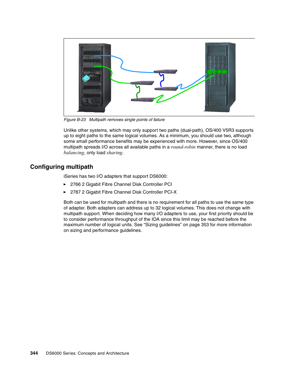 Configuring multipath | IBM TotalStorage DS6000 Series User Manual | Page 368 / 406