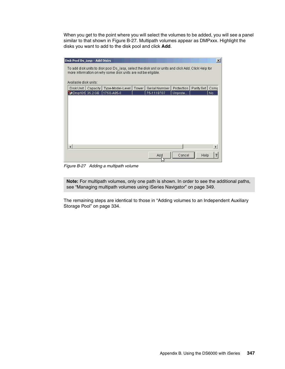 IBM TotalStorage DS6000 Series User Manual | Page 371 / 406