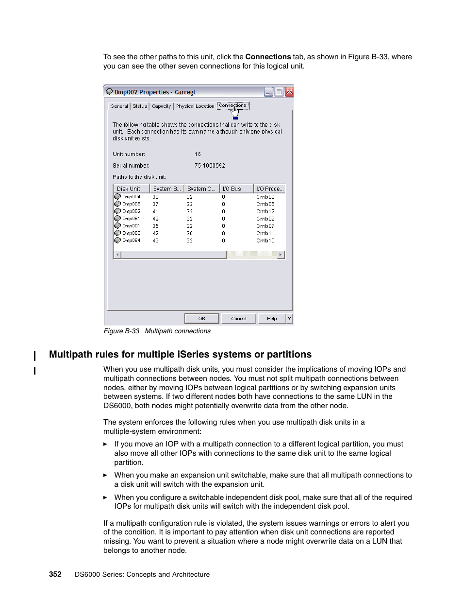 IBM TotalStorage DS6000 Series User Manual | Page 376 / 406