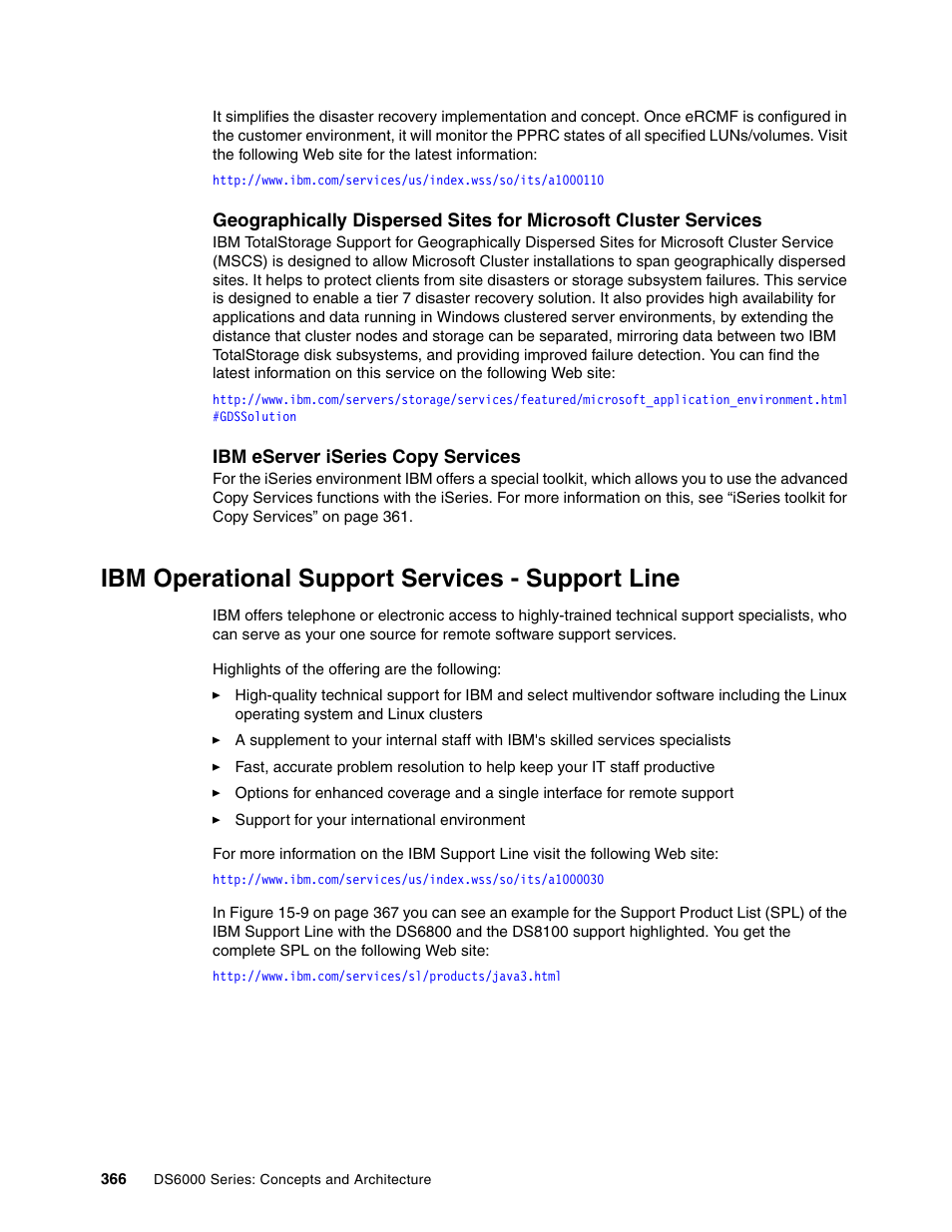 Ibm operational support services - support line | IBM TotalStorage DS6000 Series User Manual | Page 390 / 406