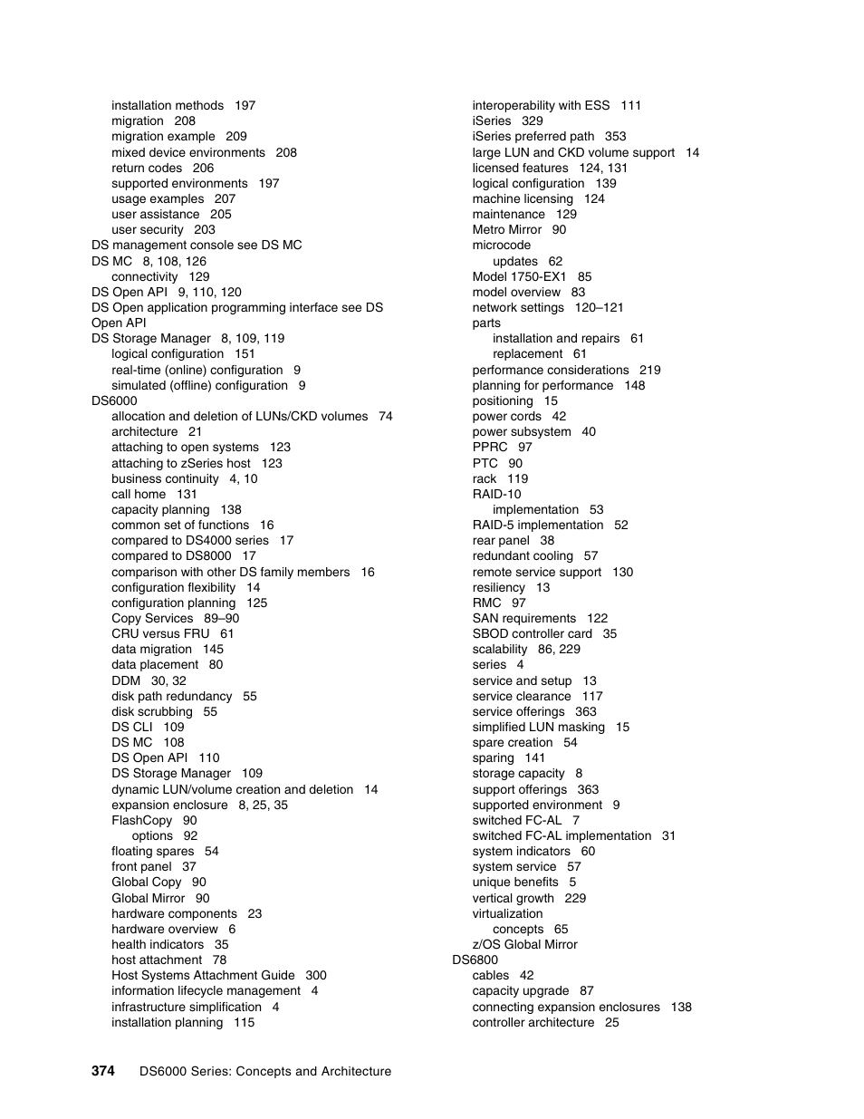 IBM TotalStorage DS6000 Series User Manual | Page 398 / 406