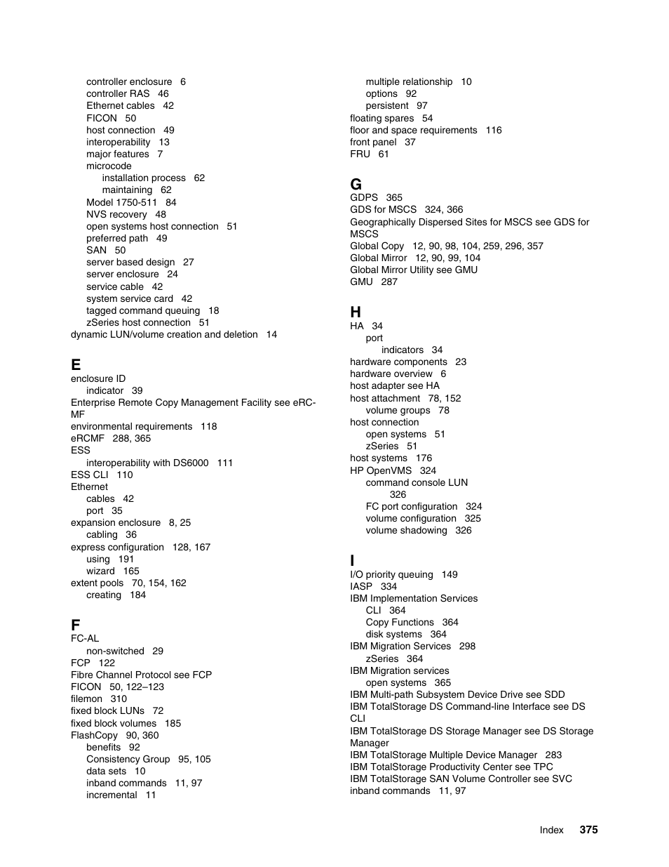 IBM TotalStorage DS6000 Series User Manual | Page 399 / 406