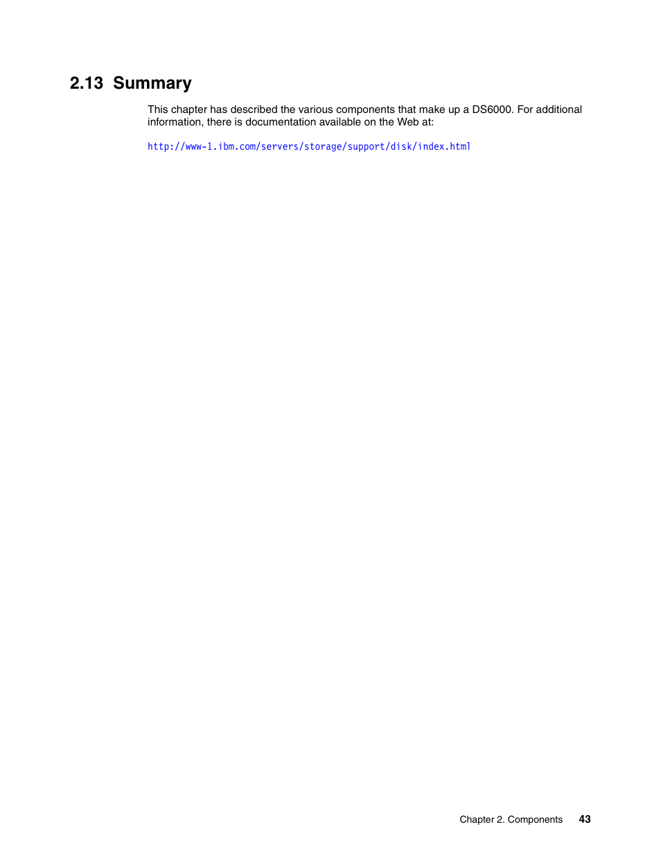 13 summary | IBM TotalStorage DS6000 Series User Manual | Page 67 / 406