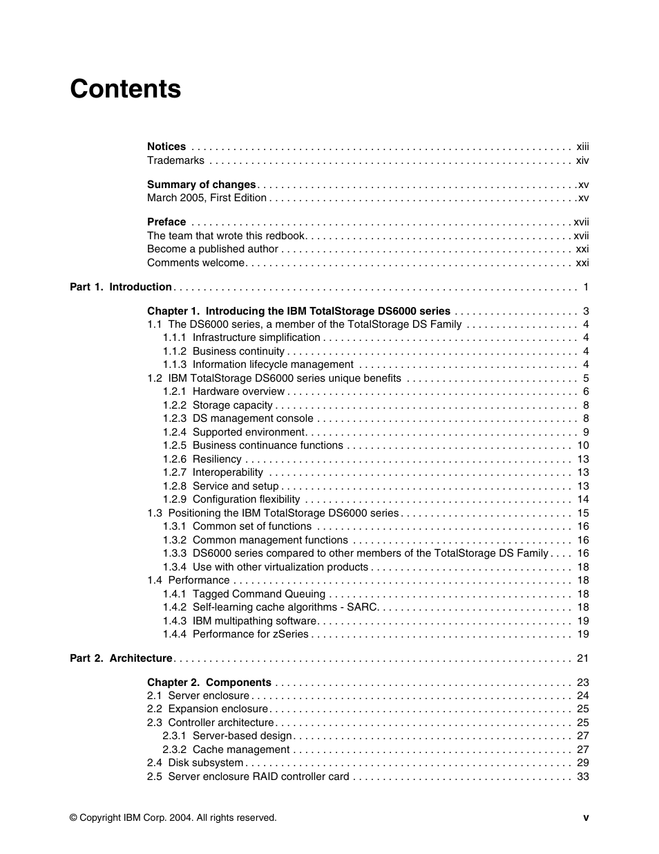 IBM TotalStorage DS6000 Series User Manual | Page 7 / 406