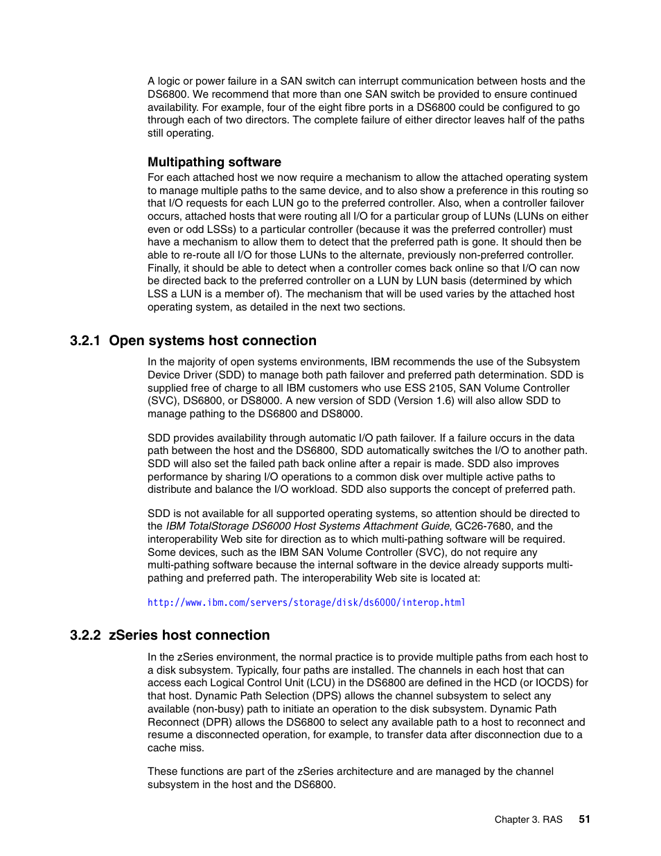 1 open systems host connection, 2 zseries host connection | IBM TotalStorage DS6000 Series User Manual | Page 75 / 406