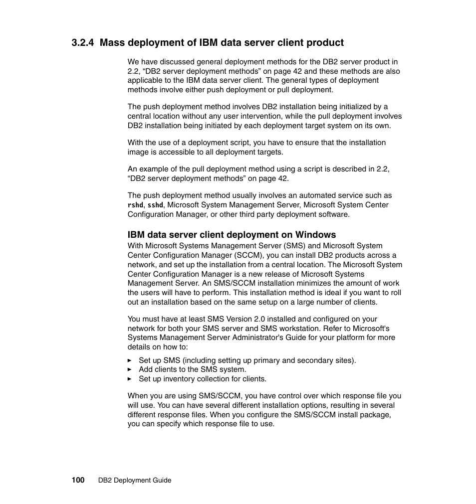 IBM Data Server DB2 User Manual | Page 114 / 298