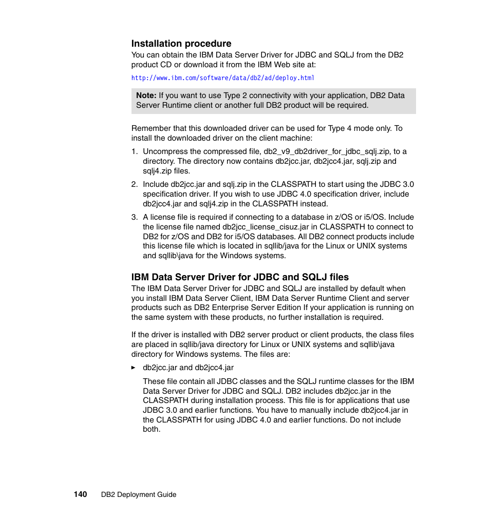IBM Data Server DB2 User Manual | Page 154 / 298