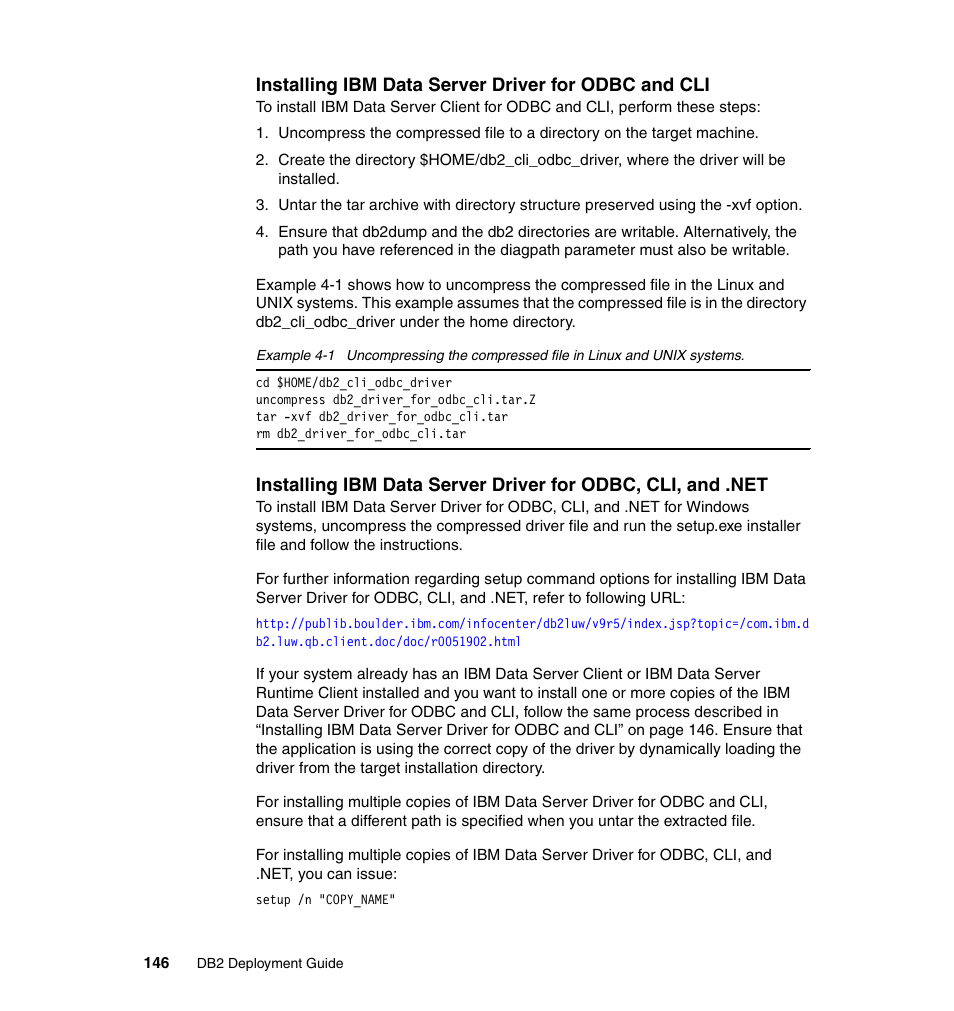 IBM Data Server DB2 User Manual | Page 160 / 298