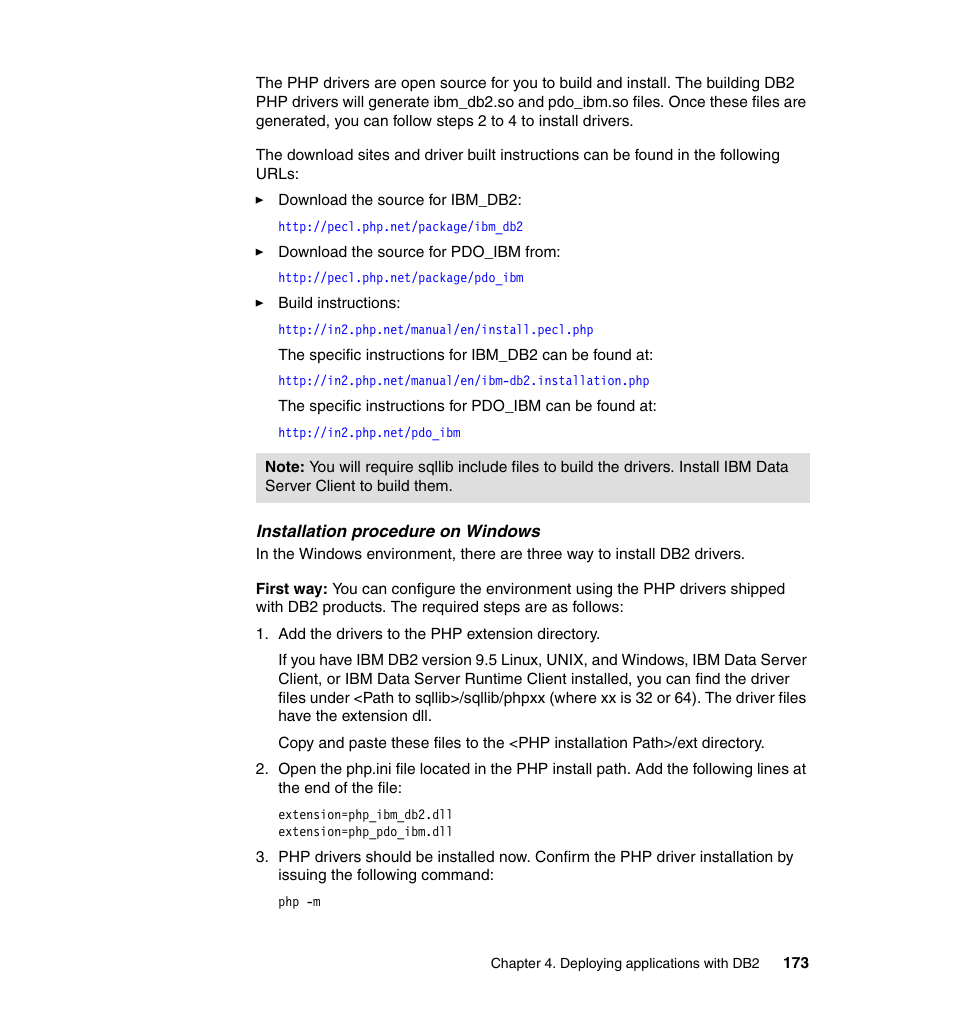 IBM Data Server DB2 User Manual | Page 187 / 298