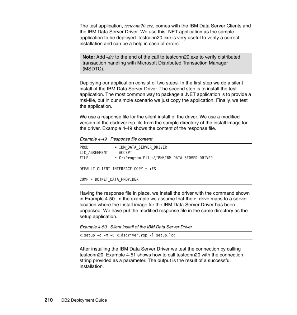 IBM Data Server DB2 User Manual | Page 224 / 298