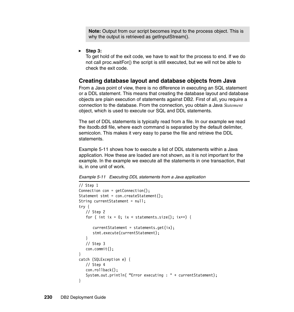 IBM Data Server DB2 User Manual | Page 244 / 298