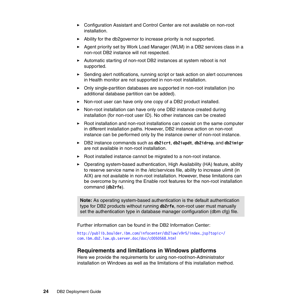 IBM Data Server DB2 User Manual | Page 38 / 298