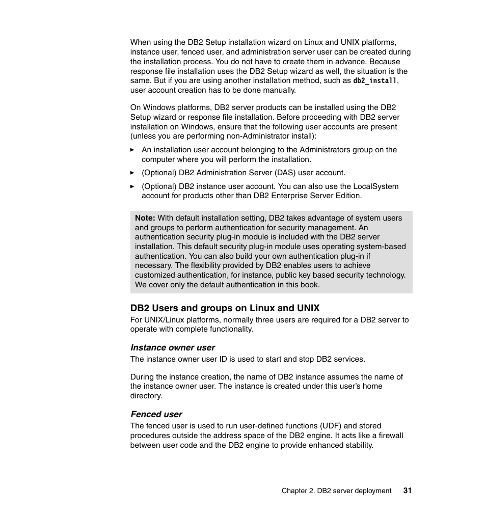 IBM Data Server DB2 User Manual | Page 45 / 298