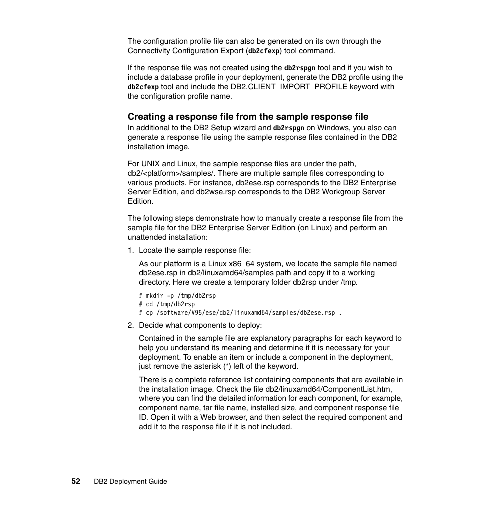 IBM Data Server DB2 User Manual | Page 66 / 298