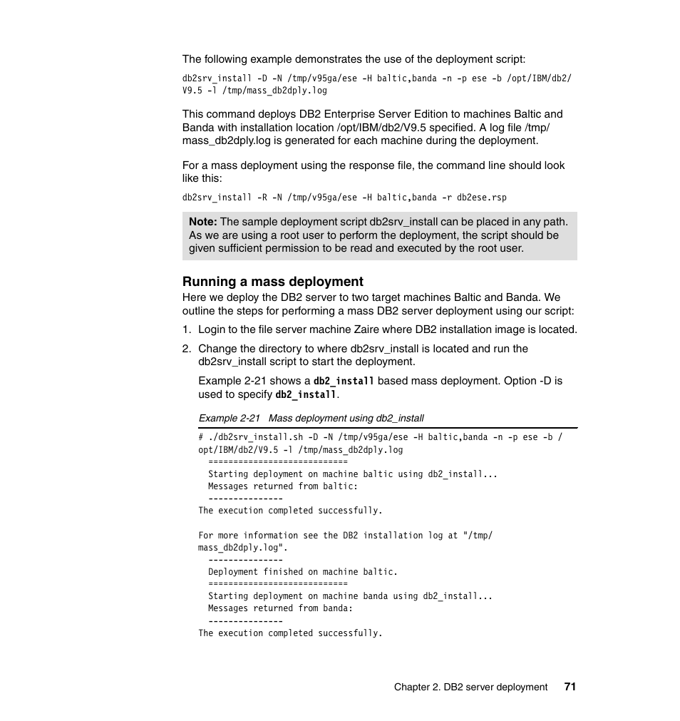 IBM Data Server DB2 User Manual | Page 85 / 298