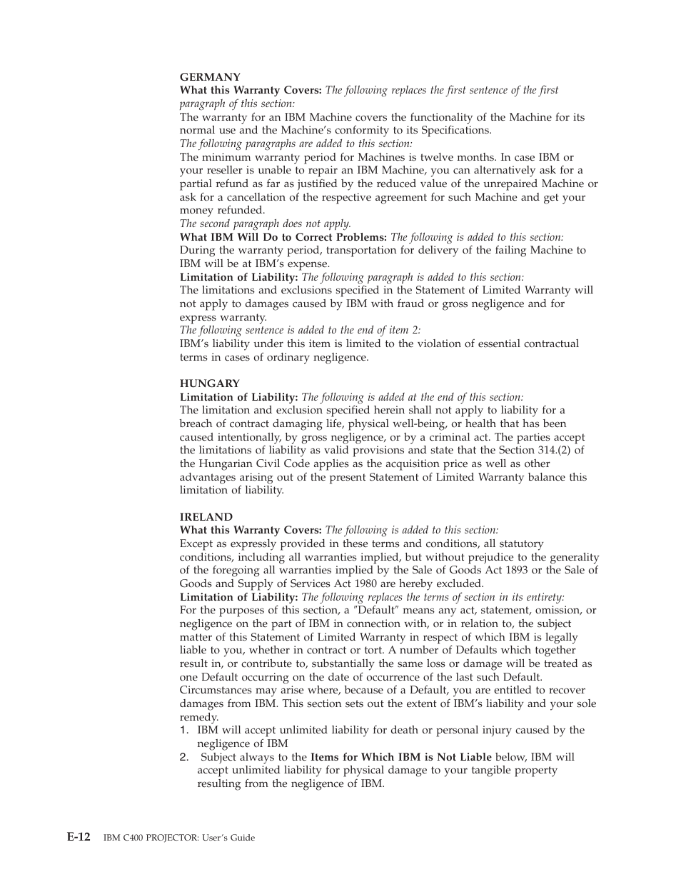 IBM C400 User Manual | Page 80 / 94