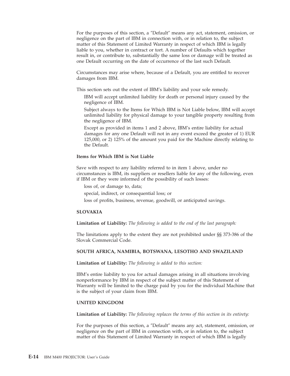 IBM M400 User Manual | Page 72 / 84