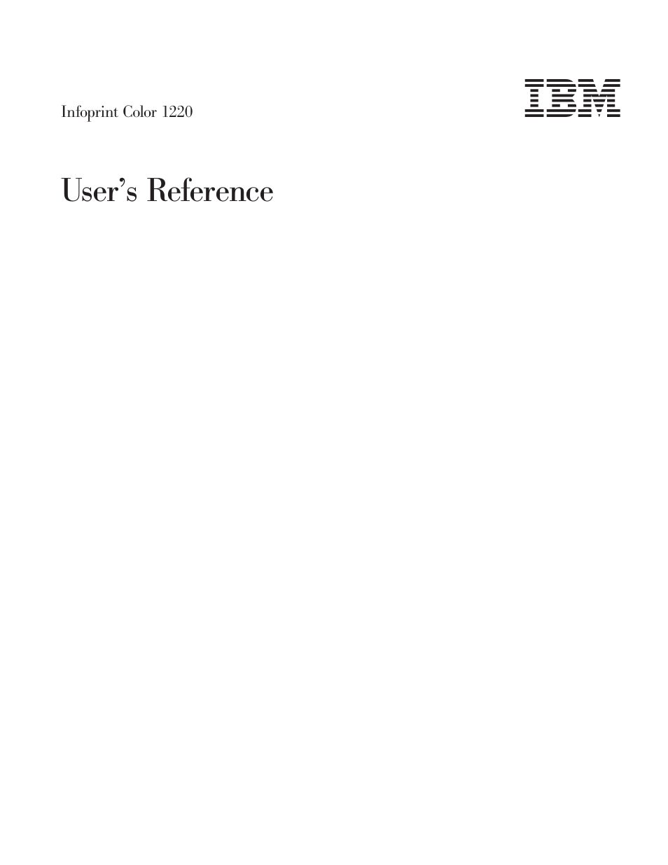 IBM 1220 User Manual | 216 pages