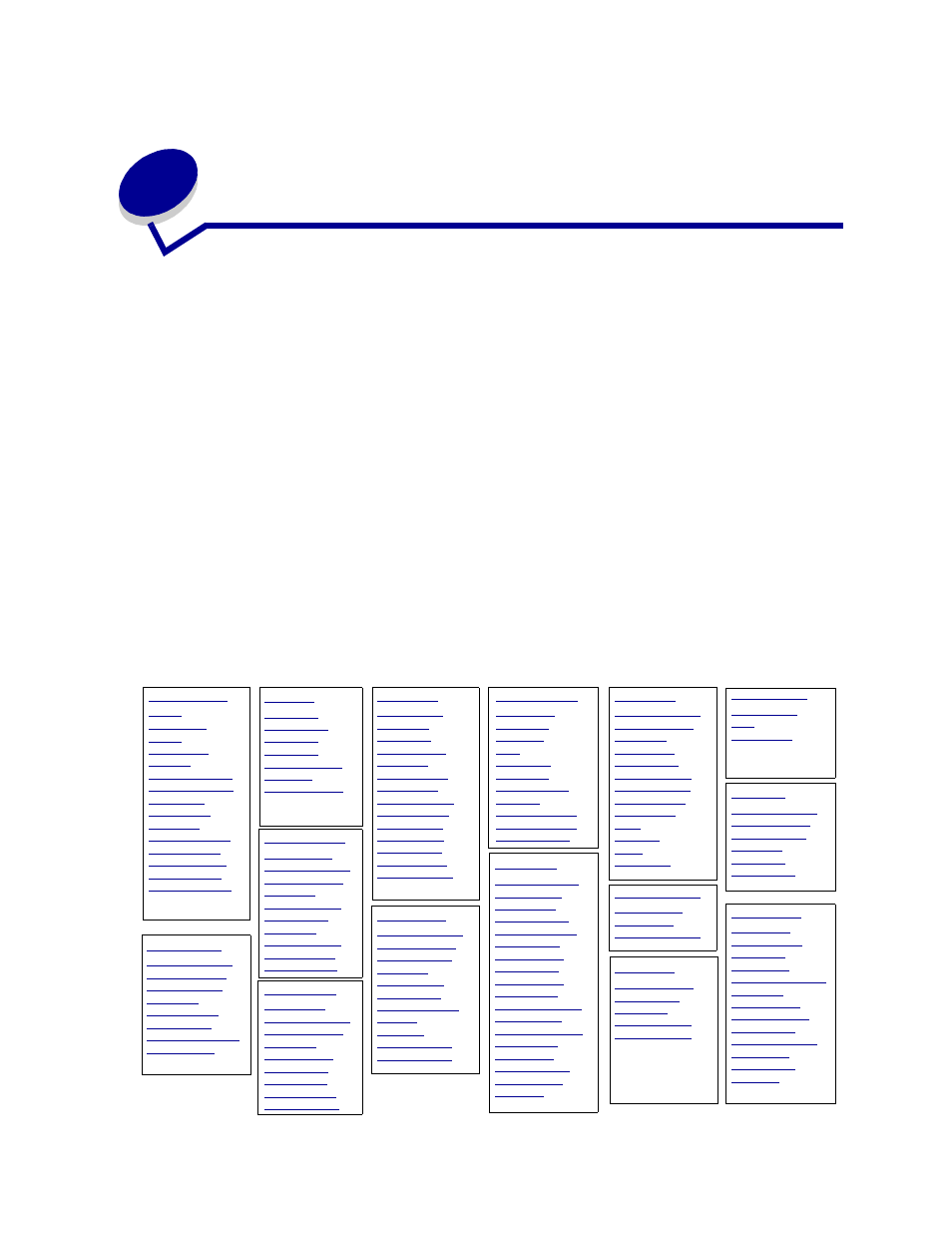 Using printer menus, Chapter 36: using printer menus, Menu map | IBM 1220 User Manual | Page 121 / 216