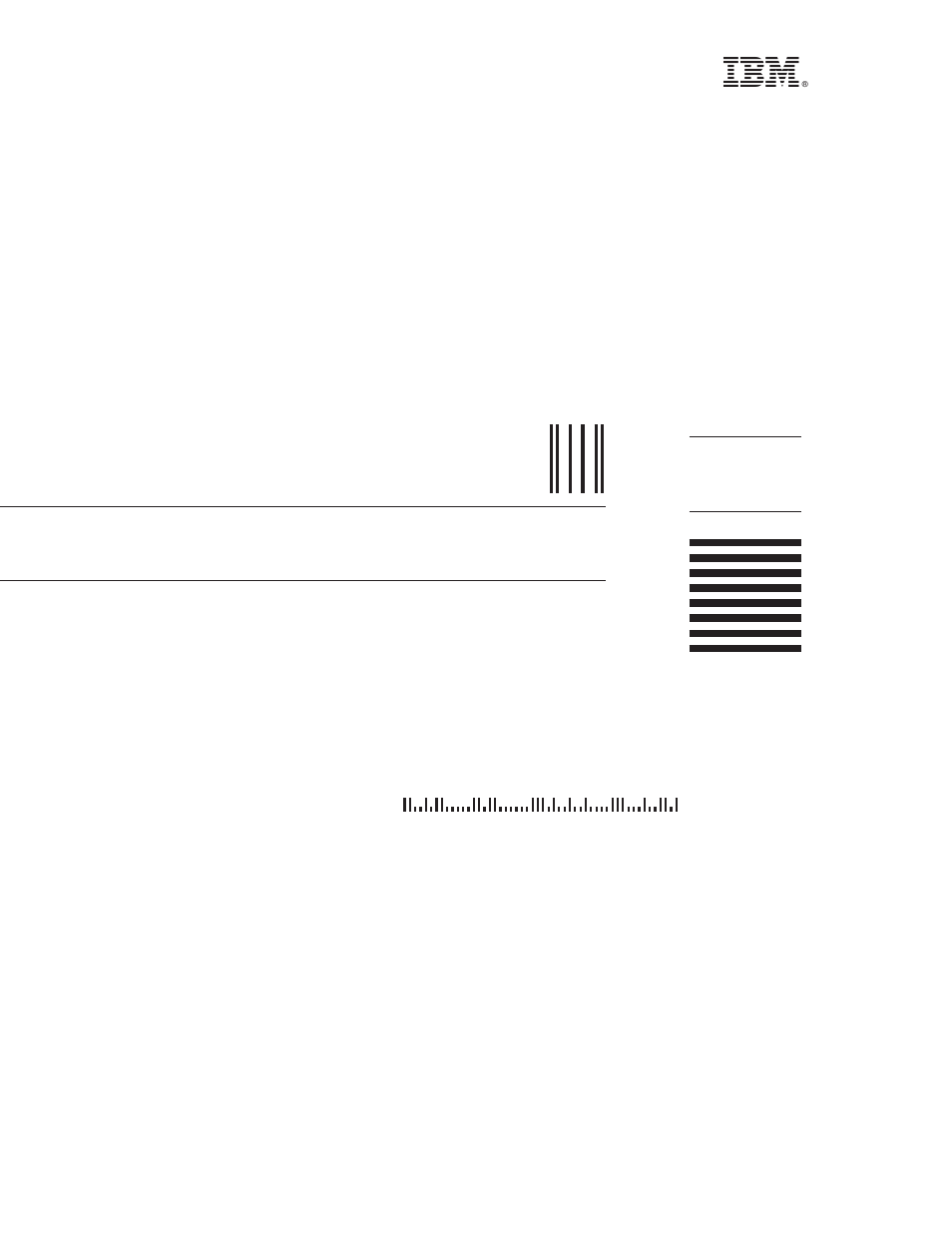 Business reply mail | IBM 1220 User Manual | Page 214 / 216