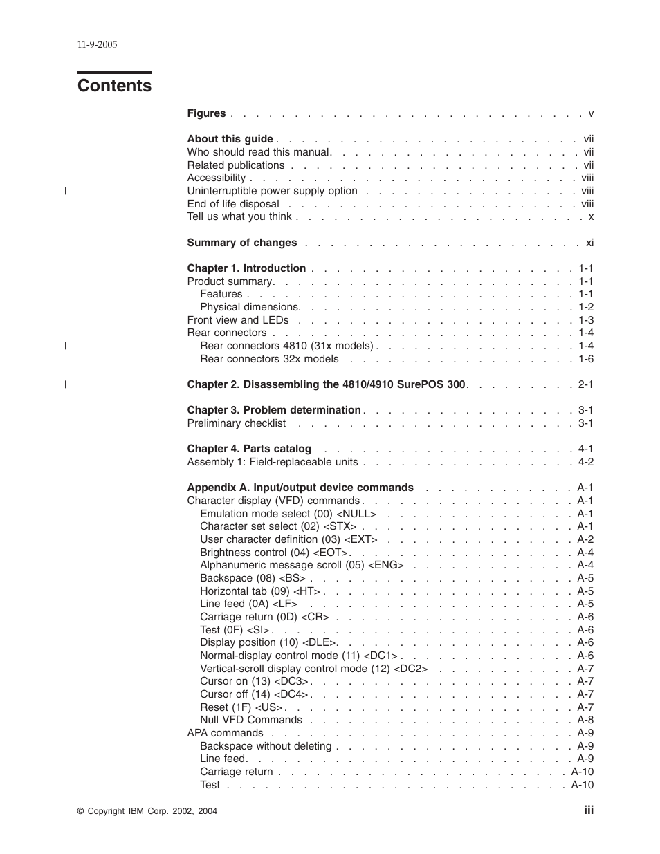 IBM 32x User Manual | Page 5 / 68