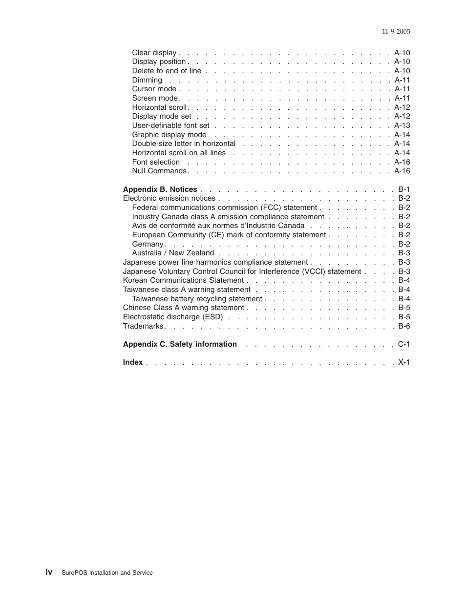 IBM 32x User Manual | Page 6 / 68