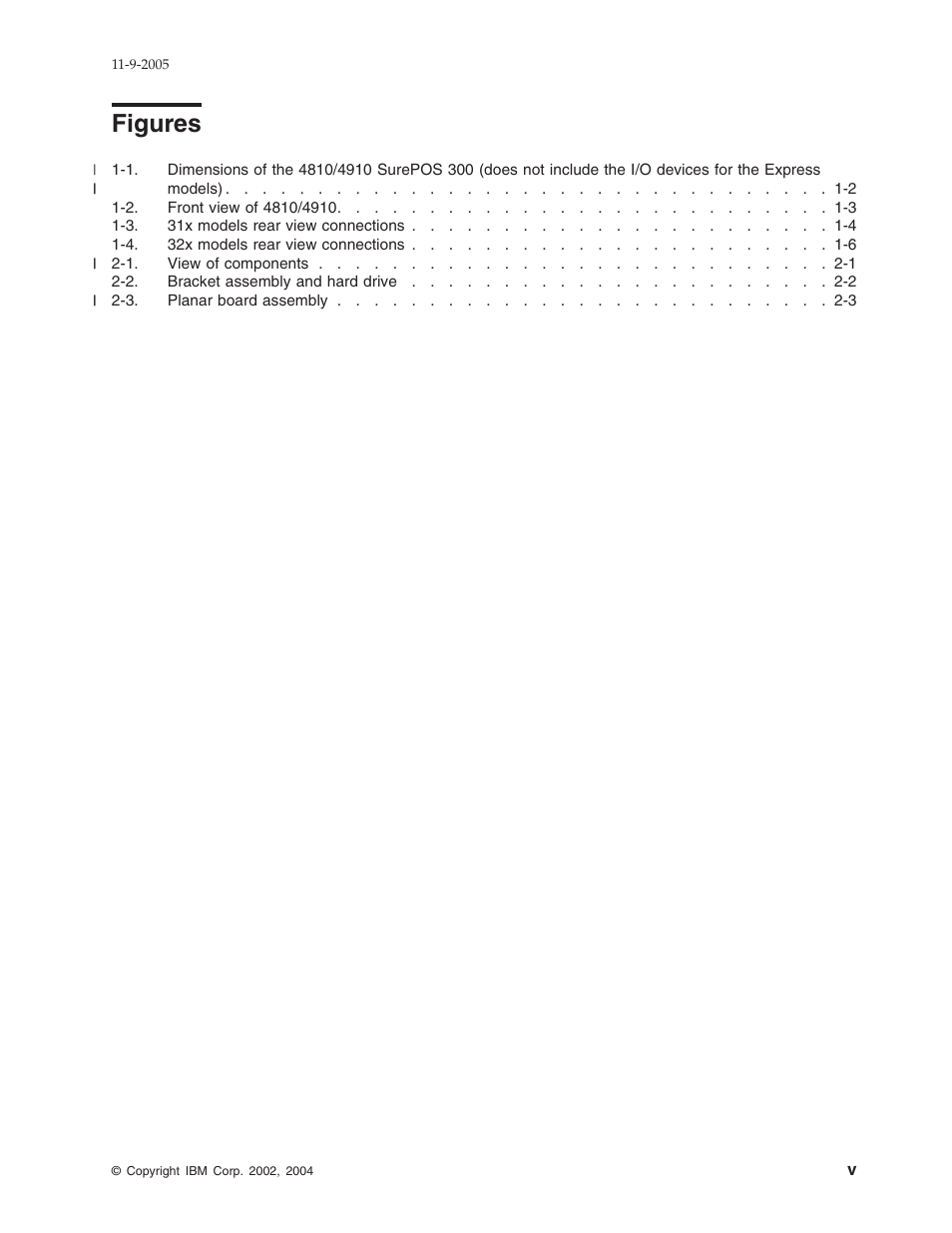 Figures | IBM 32x User Manual | Page 7 / 68