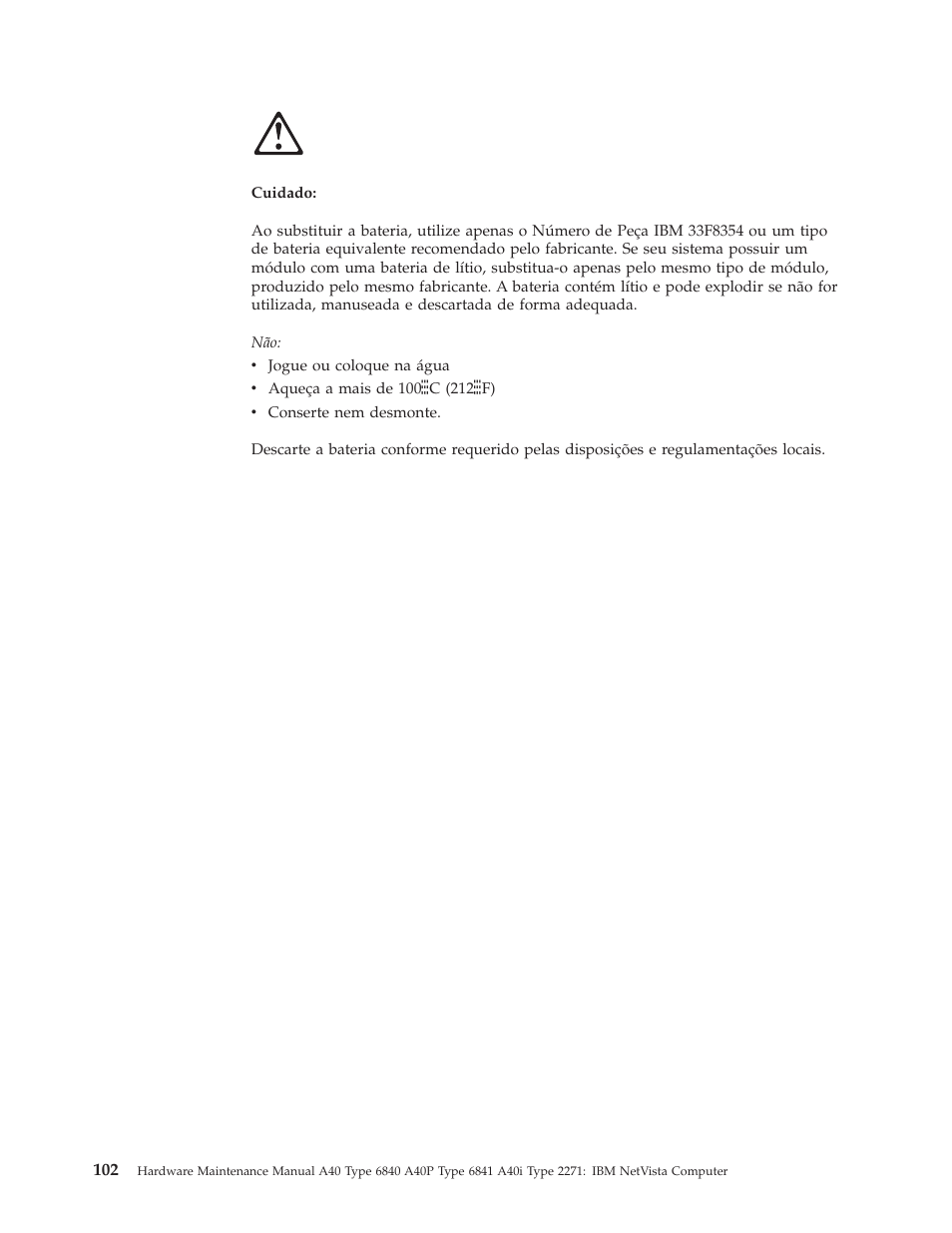 IBM A40 TYPE 6840 User Manual | Page 108 / 148