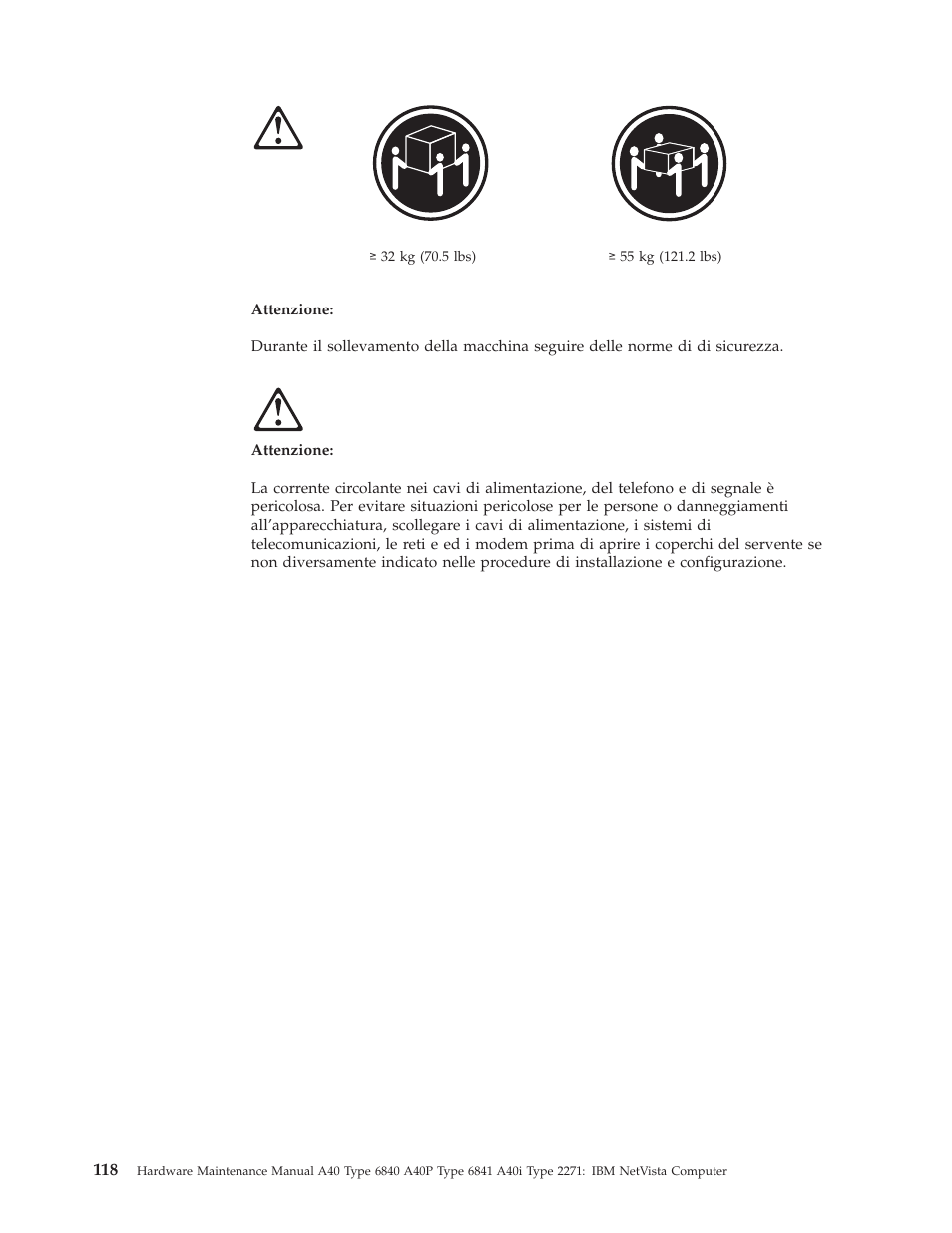 IBM A40 TYPE 6840 User Manual | Page 124 / 148
