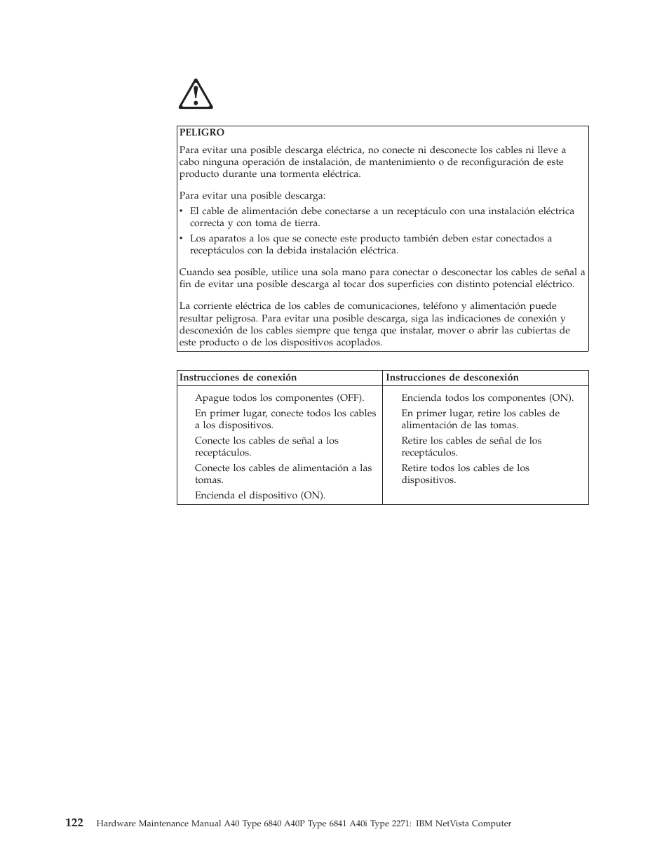 IBM A40 TYPE 6840 User Manual | Page 128 / 148