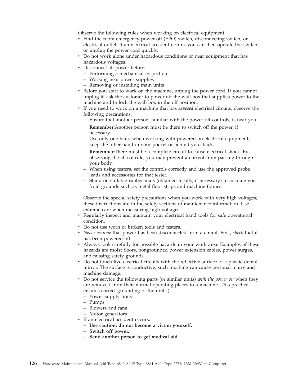 IBM A40 TYPE 6840 User Manual | Page 132 / 148