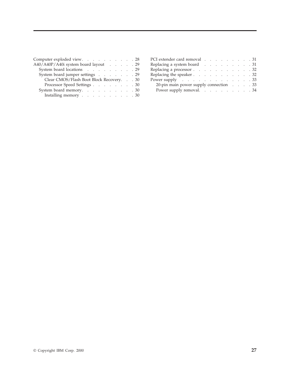 Chapter 5. fru replacements, Chapter, Replacements | IBM A40 TYPE 6840 User Manual | Page 33 / 148