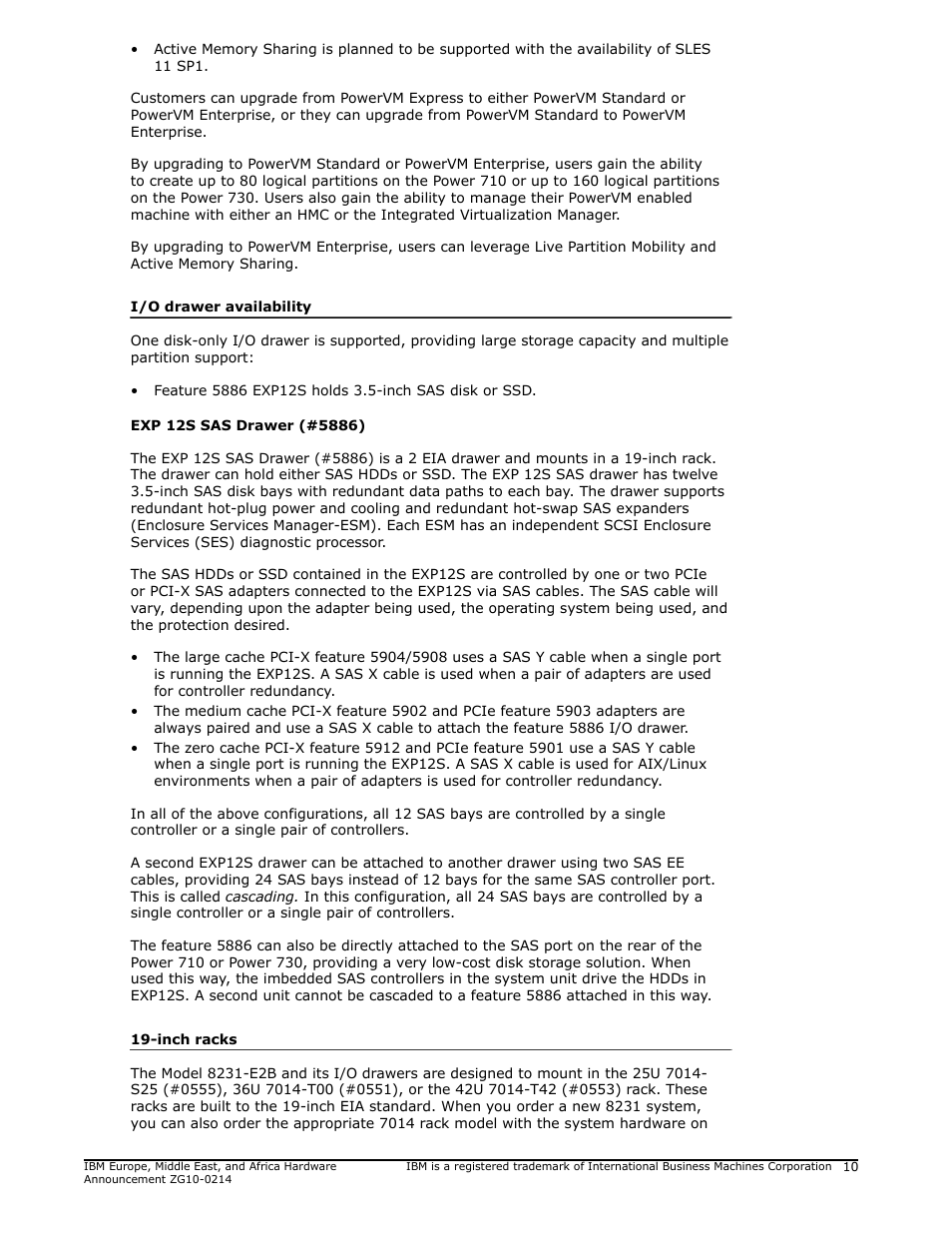 IBM POWER 730 User Manual | Page 10 / 45