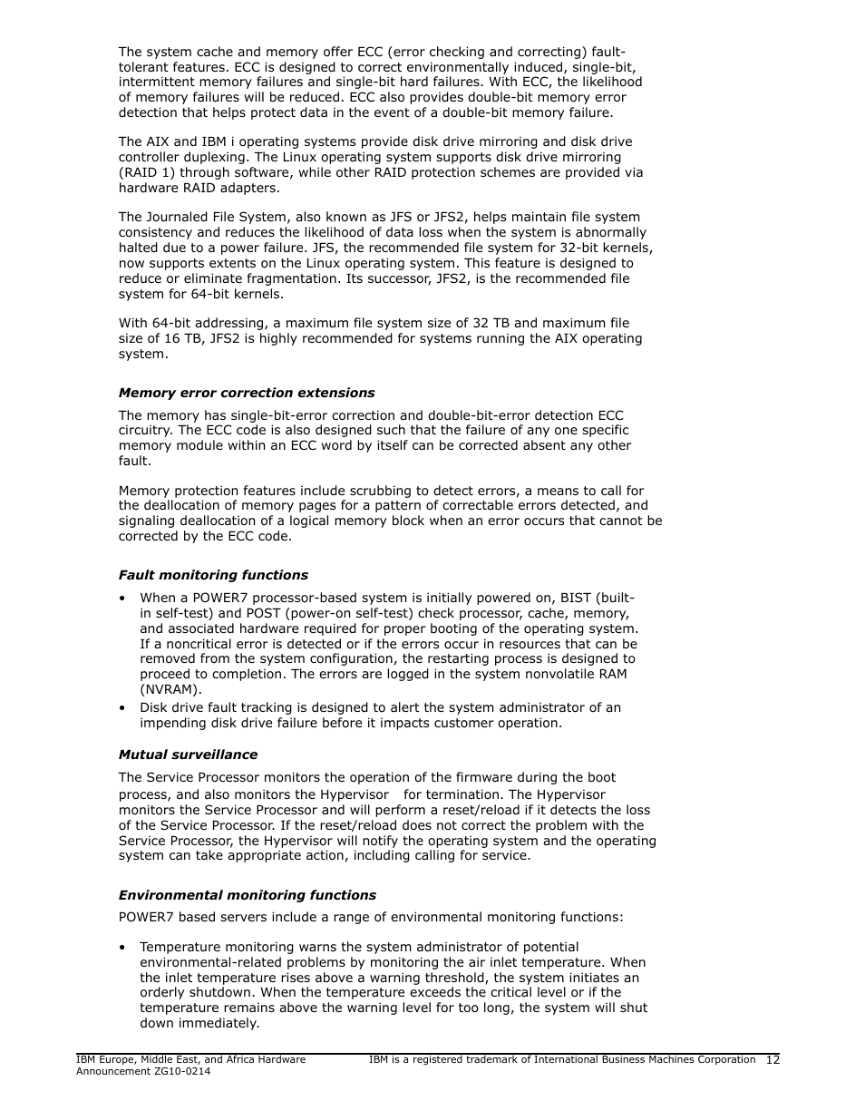 IBM POWER 730 User Manual | Page 12 / 45