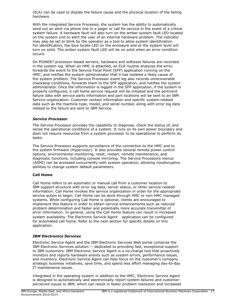 IBM POWER 730 User Manual | Page 17 / 45