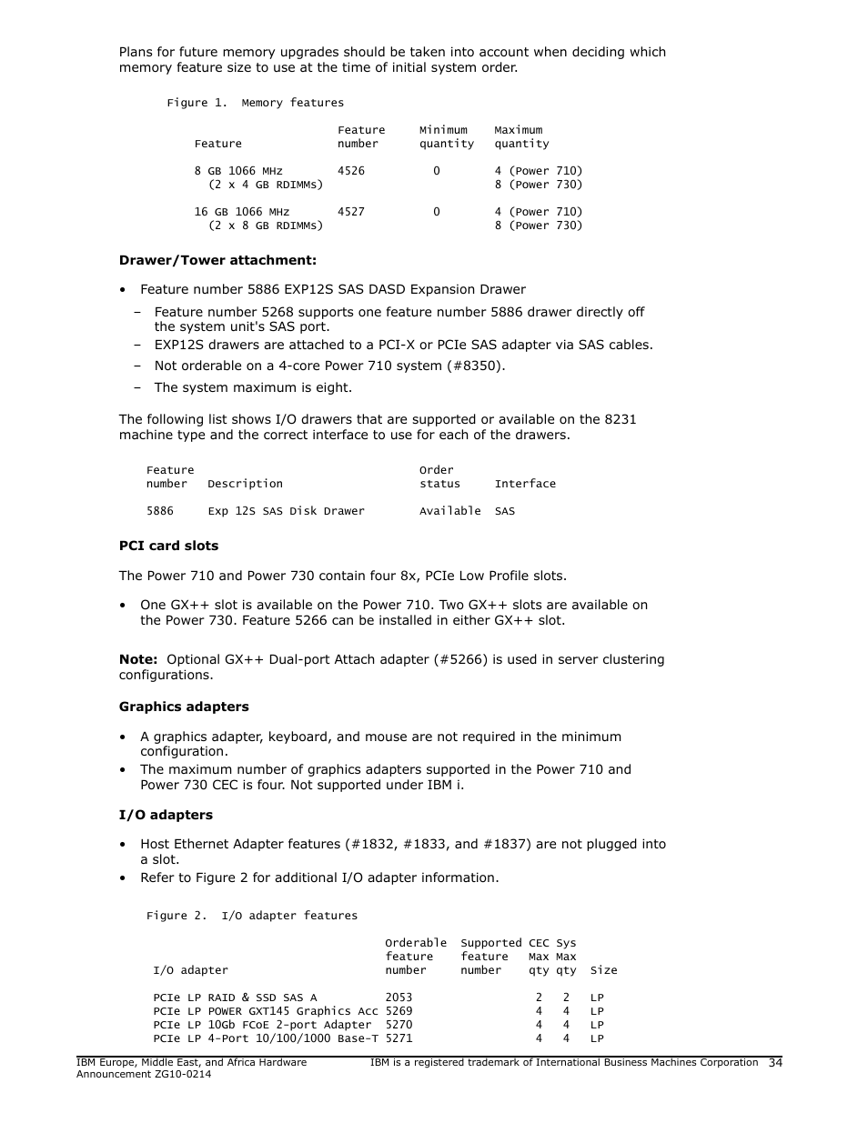 IBM POWER 730 User Manual | Page 34 / 45