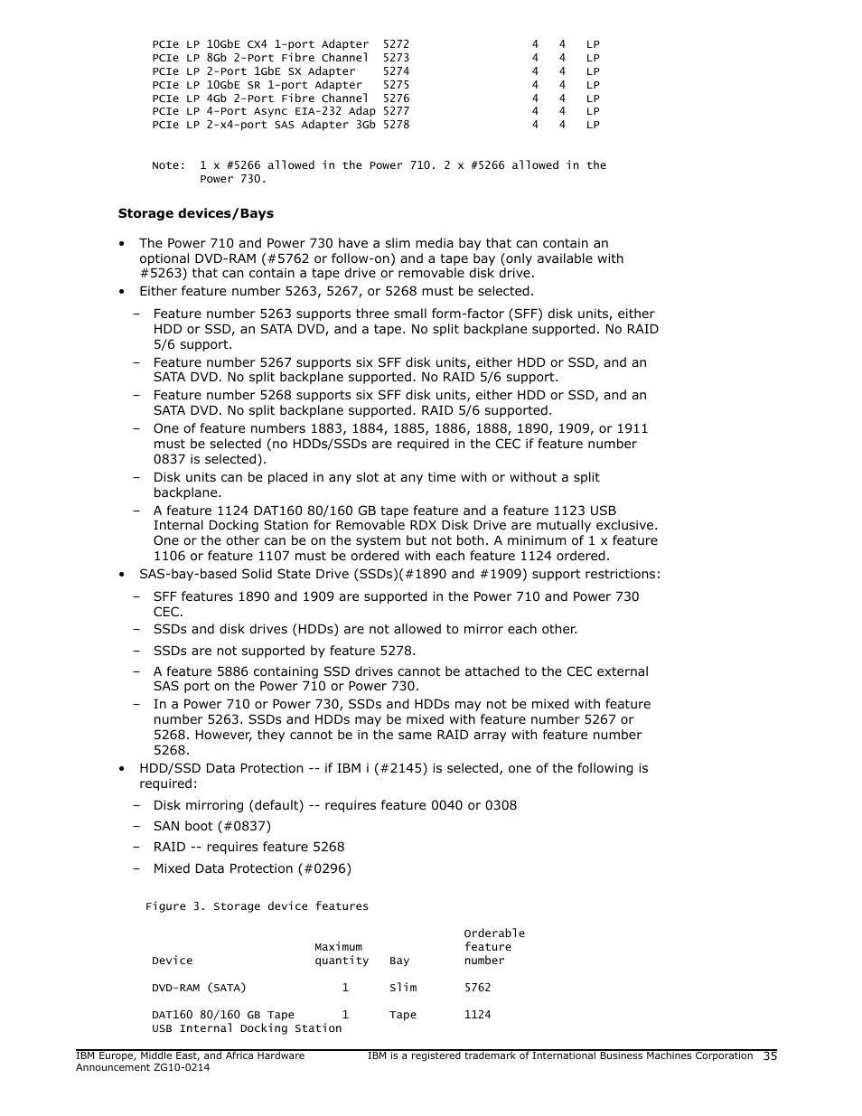 IBM POWER 730 User Manual | Page 35 / 45