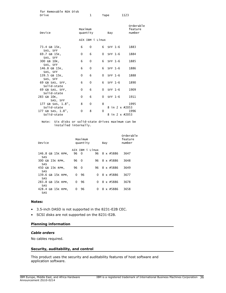 IBM POWER 730 User Manual | Page 36 / 45
