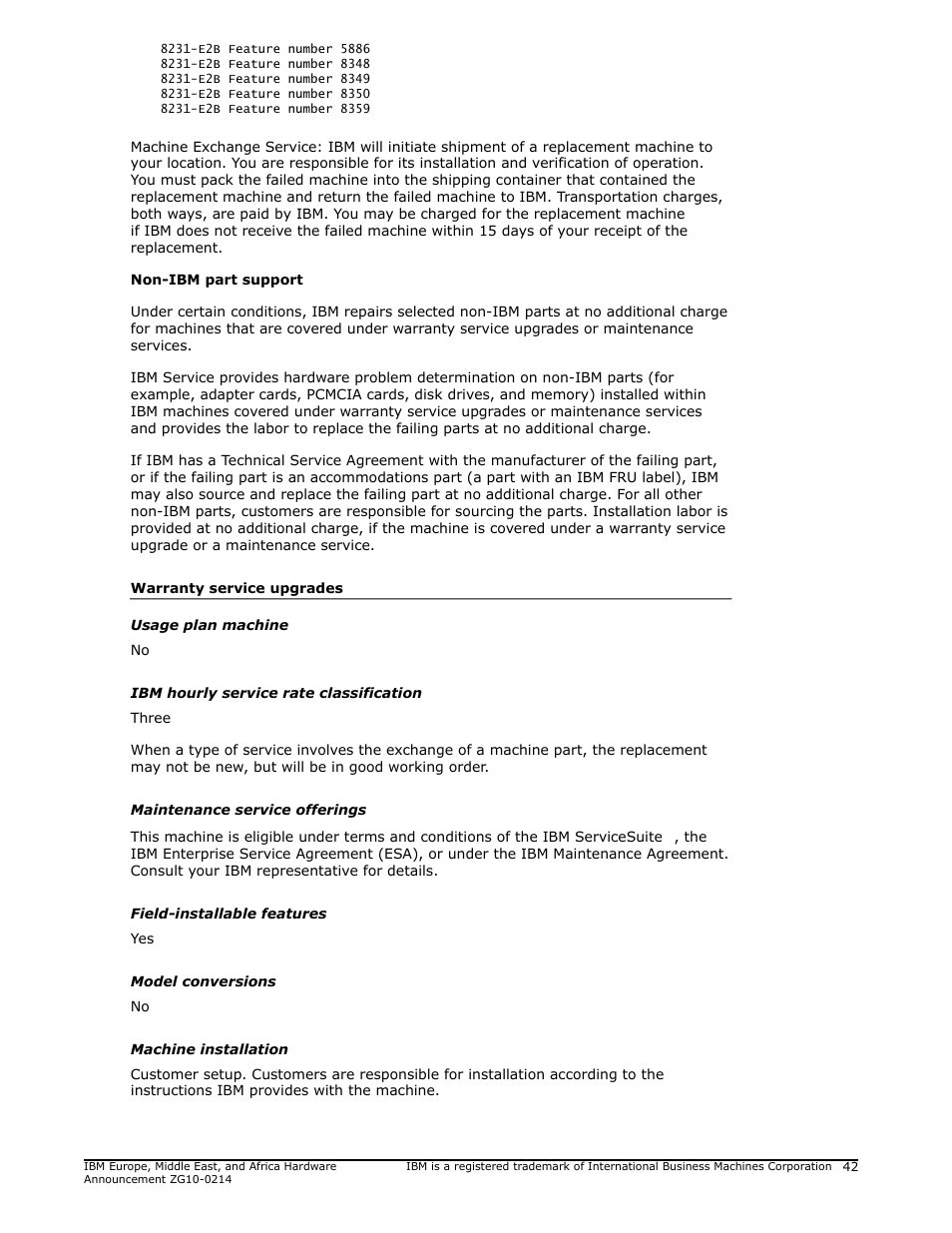 IBM POWER 730 User Manual | Page 42 / 45